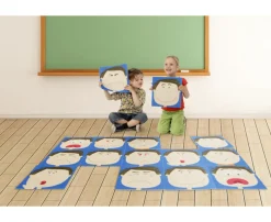 Wie fühlst du dich? Bodenfliesen zum Thema Gefühle, 3-8 Jahre