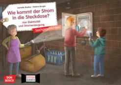 Wie kommt der Strom in die Steckdose? Kamishibai Bildkartenset, 4-8 Jahre