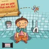Wie und wo geht der Floh aufs Klo? Kamishibai Bildkartenset, 2-4 Jahre
