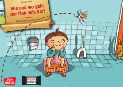 Wie und wo geht der Floh aufs Klo? Kamishibai Bildkartenset, 2-4 Jahre