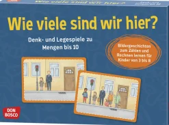 Wie viele sind wir hier?, Denk- und Legespiele, 3-8 Jahre