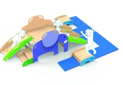 Wild Climber Elefant, 16-teilige Bewegungslandschaft