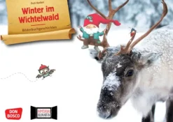 Winter im Wichtelwald. Kamishibai Bildkartenset, 2-4 Jahre