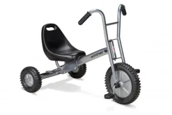 Winther Dreirad Maxi mit Schalensitz (74 cm), breite Reifen, silber, VIKING EXPLORER OFF-ROAD Kinderfahrzeug