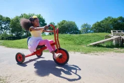 Winther Dreirad Maxi mit Schalensitz, rot, 5-12 Jahre, VIKING Kinderfahrzeug