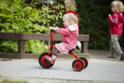 Winther Dreirad mit Anhängerkupplung, rot, 1-4 Jahre, MINI VIKING Kinderfahrzeug