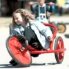 Winther Dreirad mit Lenkung durch Gewichtsverlagerung, U-Rider, rot, 6-10 Jahre, VIKING EXPLORER Kinderfahrzeug