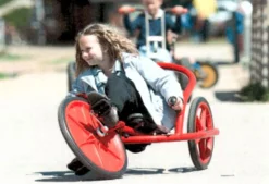 Winther Dreirad mit Lenkung durch Gewichtsverlagerung, U-Rider, rot, 6-10 Jahre, VIKING EXPLORER Kinderfahrzeug