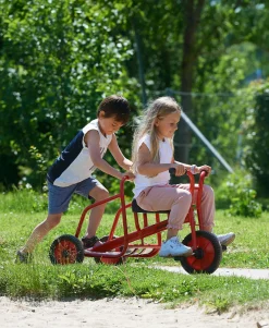 Winther Dreirad mit Stehfläche, Ben Hur, rot, 4-7 Jahre, VIKING Kinderfahrzeug