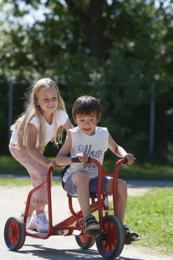 Winther Dreirad mit Stehfläche, Ben Hur, rot, 4-7 Jahre, VIKING Kinderfahrzeug