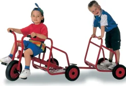 Winther Dreirad mit Stehfläche, Ben Hur, rot, 4-7 Jahre, VIKING Kinderfahrzeug