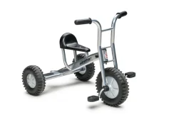 Winther Dreirad mittel (61 cm), breite Reifen, silber, VIKING EXPLORER OFF-ROAD Kinderfahrzeug