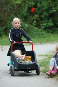Winther Dreirad mit Transport-Box vorne, Kangaroo rot, 4-7 Jahre, VIKING Kinderfahrzeug