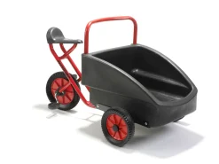 Winther Dreirad mit Transport-Box vorne, Kangaroo rot, 4-7 Jahre, VIKING Kinderfahrzeug
