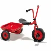 Winther Dreirad mit Transport-Wanne, rot, 2-4 Jahre, MINI VIKING Kinderfahrzeug