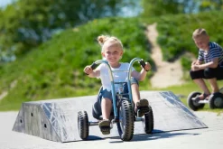 Winther Dreirad niedrig mit Schalensitz (63 cm), breite Reifen, silber, VIKING EXPLORER OFF-ROAD Kinderfahrzeug