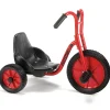 Winther Dreirad niedrig mit Schalensitz, Easy Rider, rot, 4-7 Jahre, VIKING Kinderfahrzeug