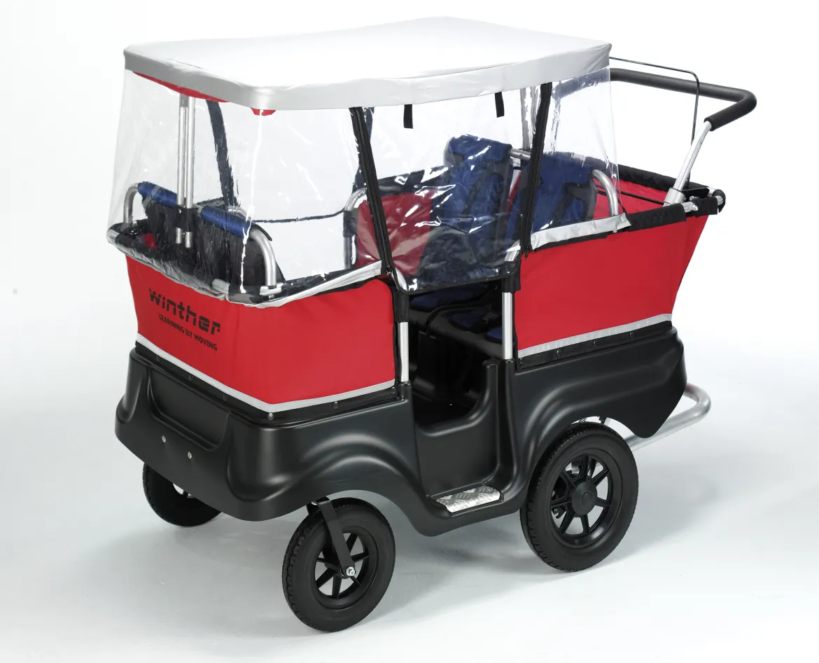 Winther® E-TURTLE Regenschutz, Kinderbus 4-Sitzer, 8819090
