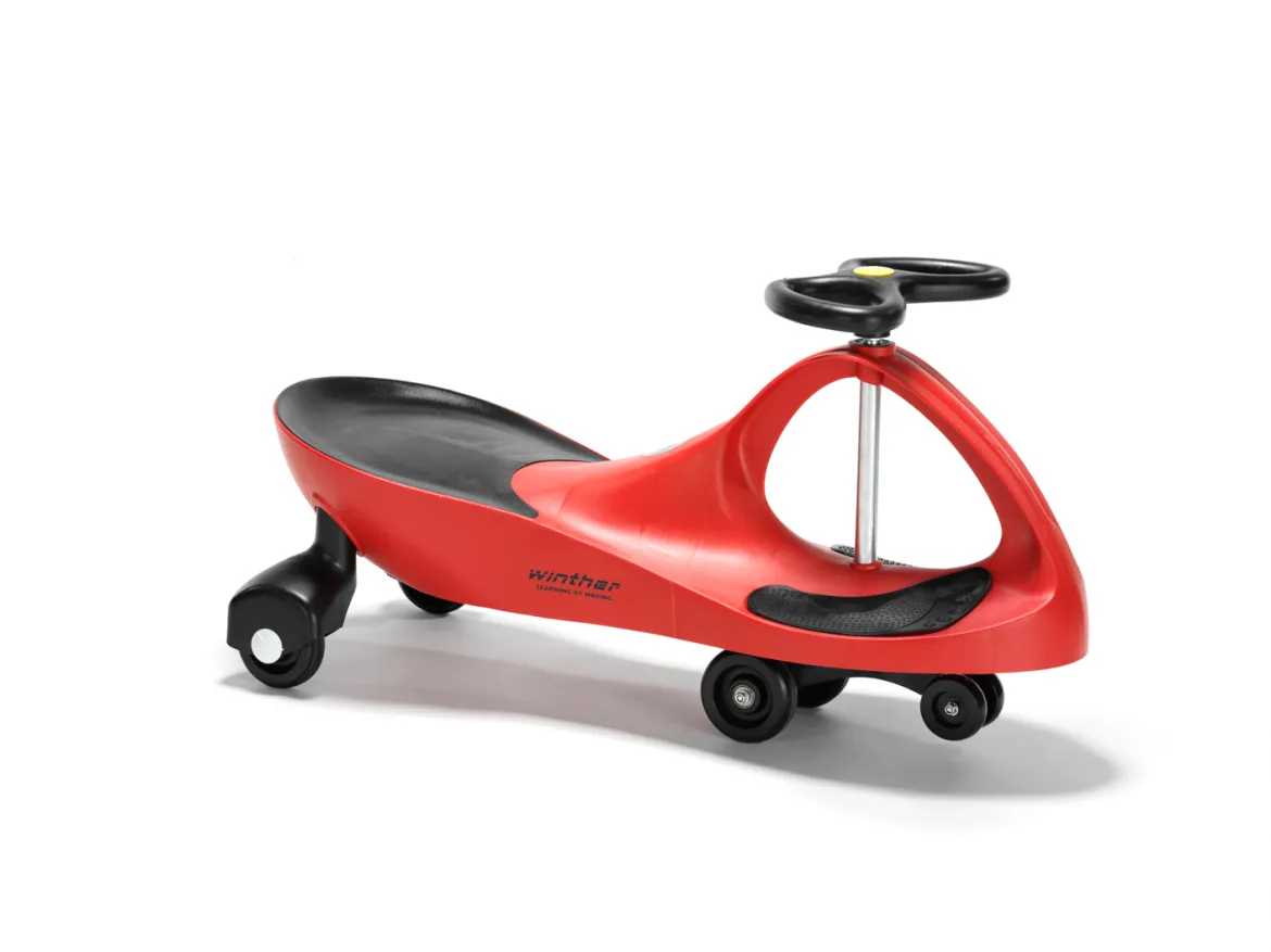 Winther Fahrzeug mit Handantrieb, Plus Original-PlasmaCar, rot, 3+ Jahre, Kinderfahrzeug
