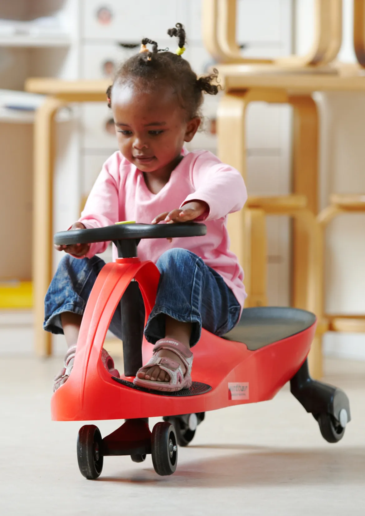 Winther Fahrzeug mit Handantrieb, Plus Original-PlasmaCar, rot, 3+ Jahre, Kinderfahrzeug