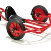 Winther Fahrzeug mit Handantrieb, Swingcart klein, rot, 3-8 Jahre, VIKING Kinderfahrzeug