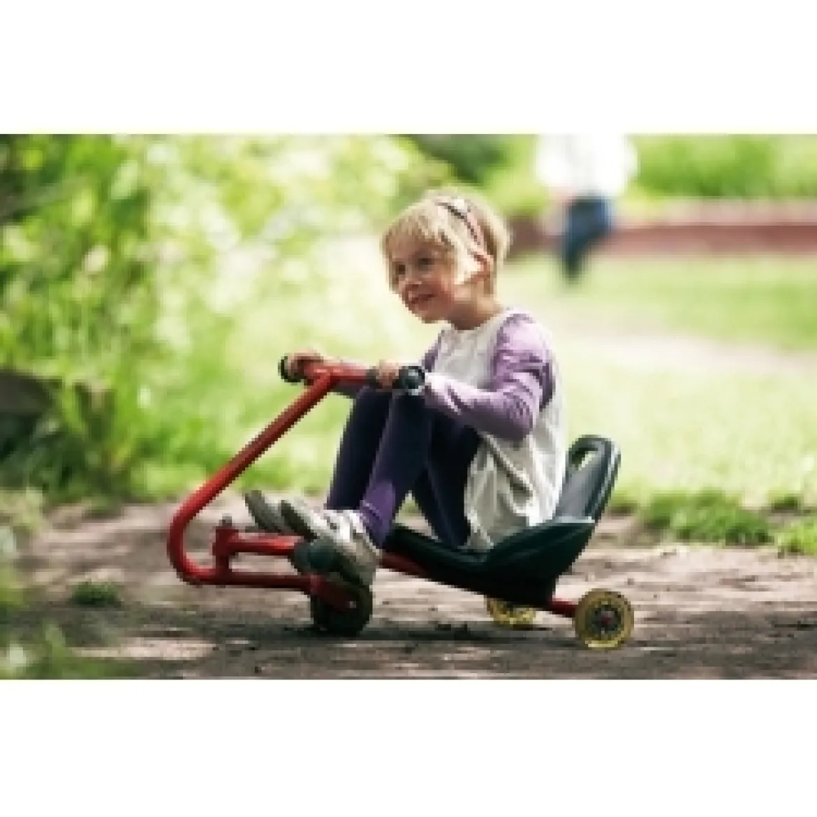 Winther Fahrzeug mit Wipp-Hand-Antrieb, Hand Twister, rot, 4-6 Jahre, VIKING CHALLENGE Kinderfahrzeug