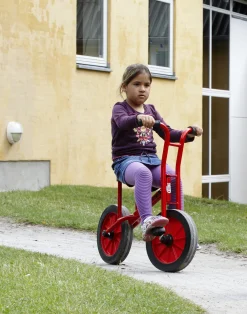 Winther Großes Lernfahrrad mit zwei Rädern, rot, 6-10 Jahre, VIKING Kinderfahrzeug