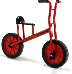 Winther Großes Lernfahrrad mit zwei Rädern, rot, 6-10 Jahre, VIKING Kinderfahrzeug