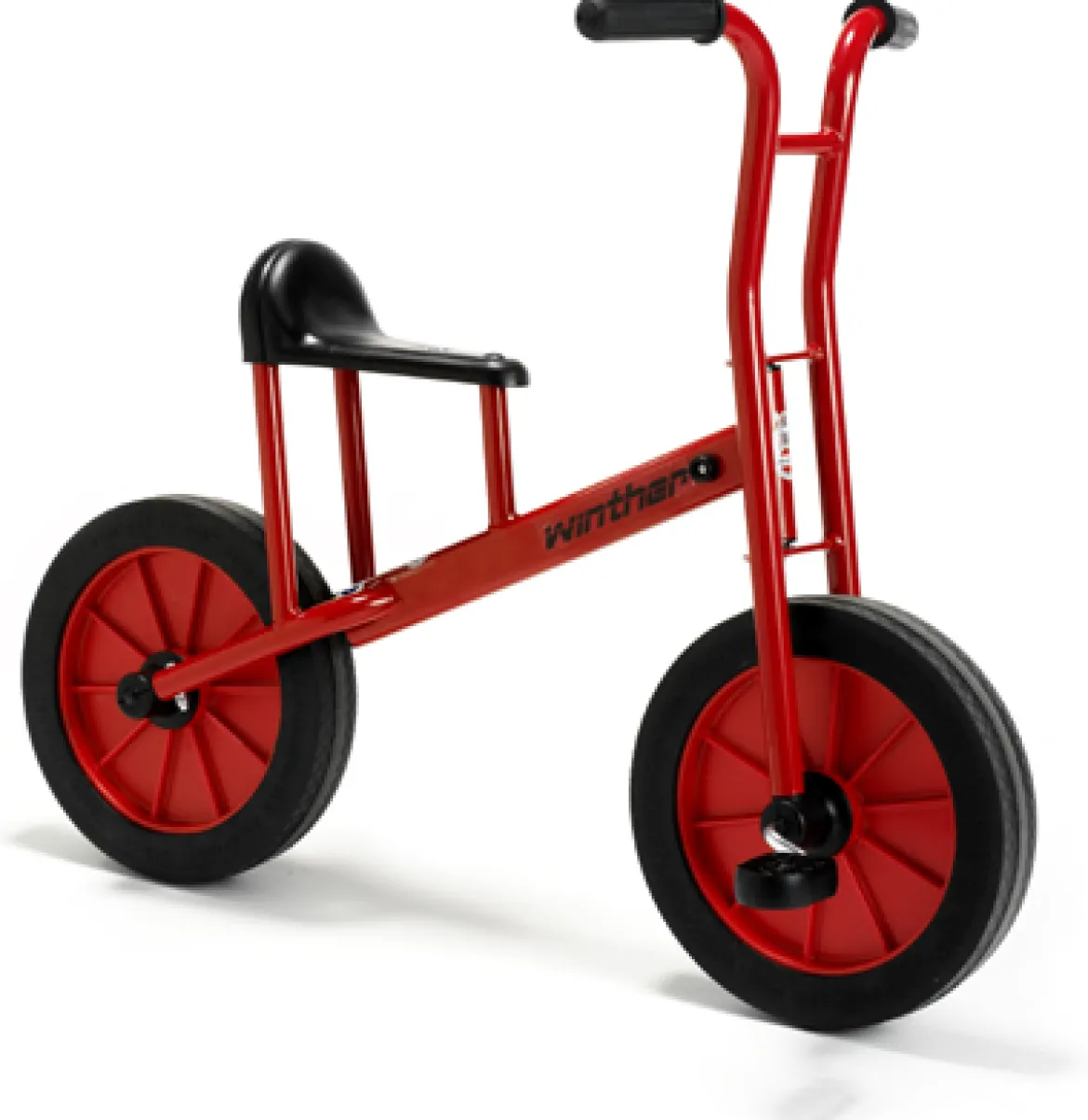 Winther Großes Lernfahrrad mit zwei Rädern, rot, 6-10 Jahre, VIKING Kinderfahrzeug
