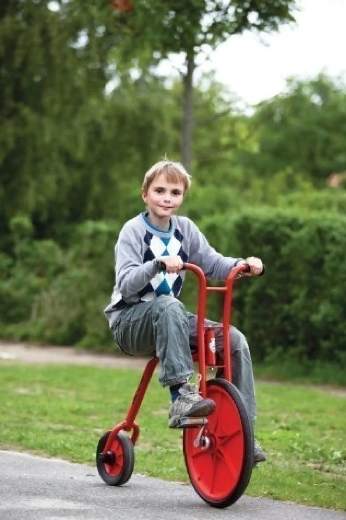 Winther Hochrad klein, rot, 4-7 Jahre, VIKING EXPLORER Kinderfahrzeug