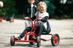 Winther Kart mit Wipp-Antrieb und Fußlenkung, Holländer, rot, 4-8 Jahre, VIKING Kinderfahrzeug