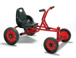 Winther Kart mit Wipp-Antrieb und Fußlenkung, Holländer, rot, 4-8 Jahre, VIKING Kinderfahrzeug
