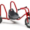 Winther Kart zum Anschieben mit Stehfläche, BobKart, rot, 6-10 Jahre, VIKING EXPLORER Kinderfahrzeug