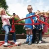 Winther Kinder-Sitzbagger für den Sandkasten, rot, 4-10 Jahre, VIKING CHALLENGE