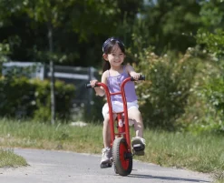 Winther Kleines Lernfahrrad mit zwei Rädern, rot, 3-5 Jahre, VIKING Kinderfahrzeug