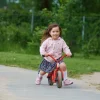 Winther Laufrad mit zwei Rädern und tiefem Einstieg, BikeRunner, rot, 2-4 Jahre, MINI VIKING Kinderfahrzeug