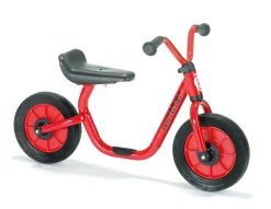 Winther Laufrad mit zwei Rädern und tiefem Einstieg, BikeRunner, rot, 2-4 Jahre, MINI VIKING Kinderfahrzeug