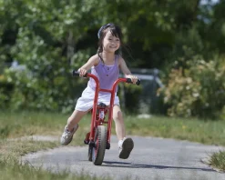 Winther Laufrad mit zwei Rädern und tiefem Einstieg, BikeRunner, rot, 4-7 Jahre, VIKING Kinderfahrzeug
