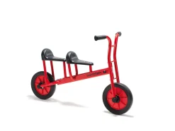 Winther Laufrad mit zwei Sitzen, BikeRunner Tandem, rot, 4-7 Jahre, VIKING Kinderfahrzeug