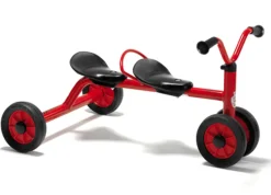 Winther Laufrad mit zwei Sitzen, rot, 1-3 Jahre, MINI VIKING Kinderfahrzeug