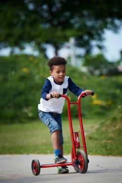 Winther Roller mit drei Rädern (78 cm), Safety, rot, 6-10 Jahre, VIKING Kinderfahrzeug