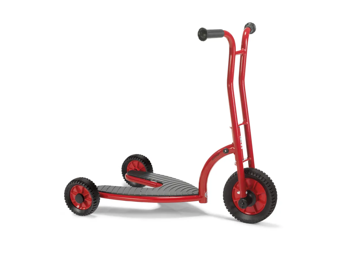 Winther Roller mit drei Rädern (78 cm), Safety, rot, 6-10 Jahre, VIKING Kinderfahrzeug