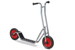 Winther Roller mit Gummireifen, StarScooter Maxi, chrom, 8-12 Jahre, VIKING EXPLORER Kinderfahrzeug