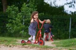Winther Roller mit zwei Hinterrädern, rot, 2-4 Jahre, MINI VIKING Kinderfahrzeug