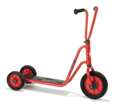 Winther Roller mit zwei Hinterrädern, rot, 2-4 Jahre, MINI VIKING Kinderfahrzeug