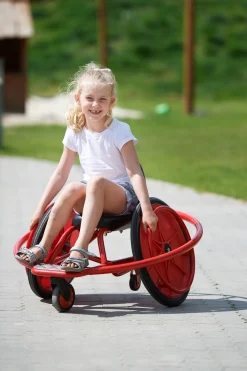 Winther Rollstuhl-Spielfahrzeug, WheelyRider, rot, 4-10 Jahre, VIKING CHALLENGE Kinderfahrzeug