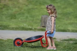 Winther Runde Kinder-Schubkarre, rot, 2-4 Jahre, VIKING CHALLENGE