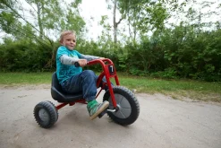 Winther Trike für Slalomstrecken, Zlalom Tricycle, rot, 4-7 Jahre, VIKING EXPLORER Kinderfahrzeug
