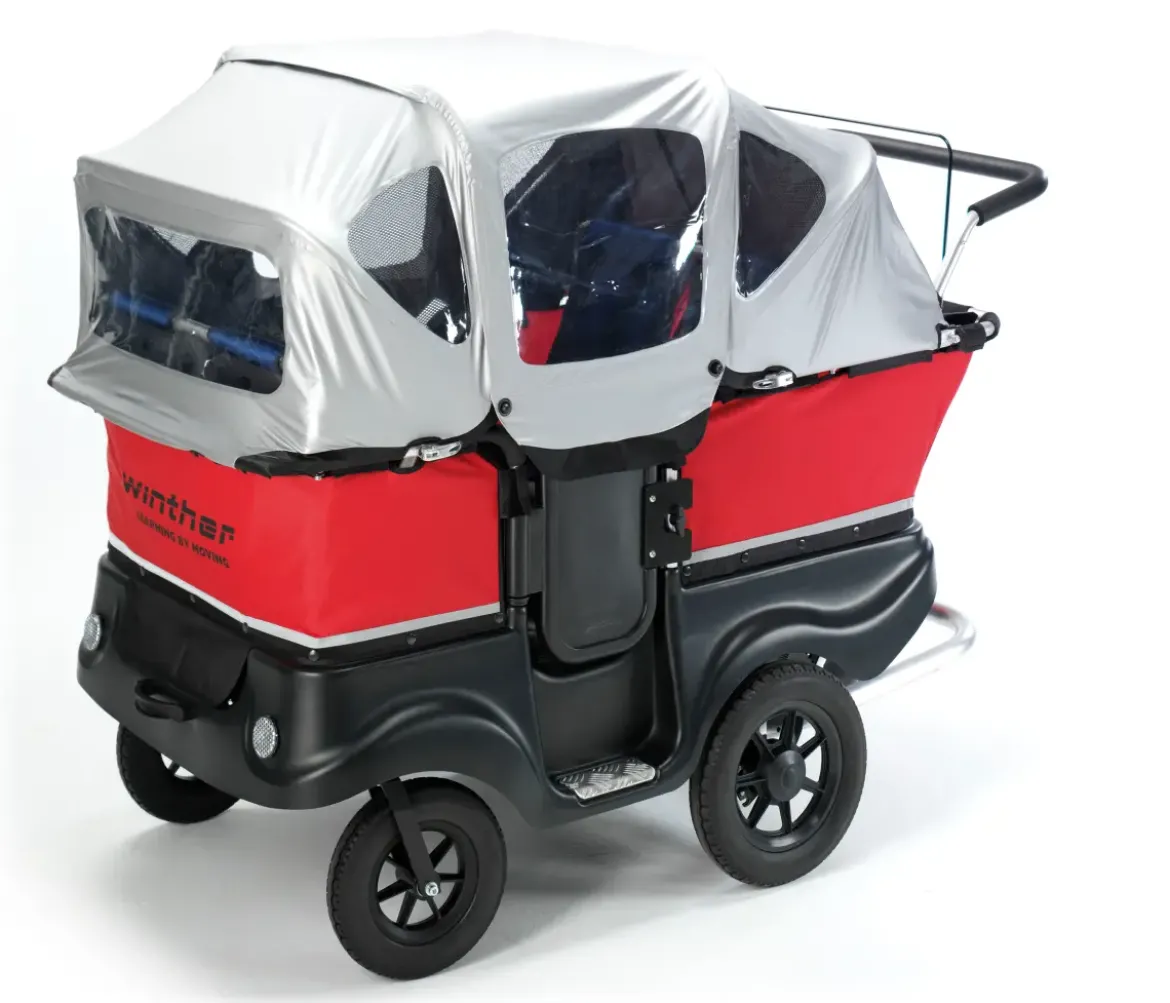 Winther® TURTLE Kinderbus de Luxe, 4 Kinder, 8900800