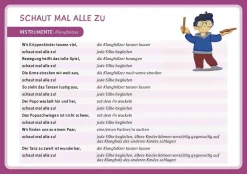 Wir klatschen, stampfen, trommeln, Bildkarten, 1-4 Jahre